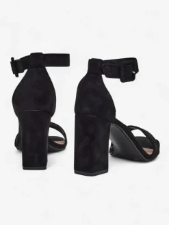 Outlet Damskie sandały eko zamszowe Ardeni Buty Na Wielkie Wyjście|Sandały Na Słupku