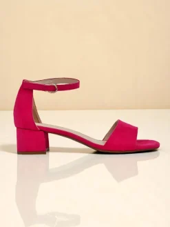 Outlet Damskie sandały na niskim obcasie SoftHeels Sandały Na Słupku