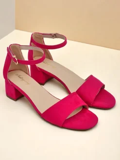 Outlet Damskie sandały na niskim obcasie SoftHeels Sandały Na Słupku