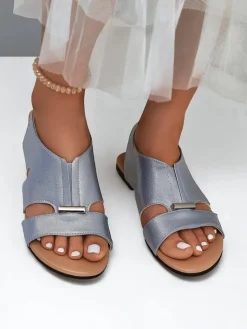 Damskie sandały na płaskiej podeszwie Solea Comfort Sandały Płaskie