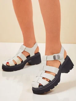 Sale Damskie sandały w stylu rzymianek Bratz Sandały Płaskie