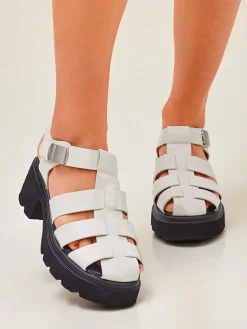 Sale Damskie sandały w stylu rzymianek Bratz Sandały Płaskie