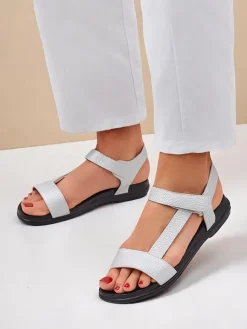 Best Damskie sandały na płaskiej podeszwie Lillia Sandały Płaskie