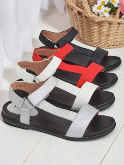 Best Damskie sandały na płaskiej podeszwie Lillia Sandały Płaskie