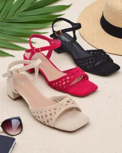 Hot Damskie sandały ażurowe Azopi Ugc|Buty Na Wielkie Wyjście