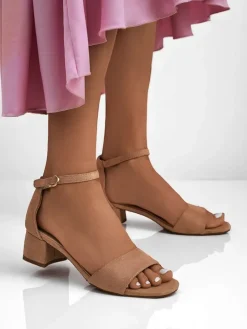 New Damskie sandały na niskim obcasie SoftHeels Sandały Na Słupku