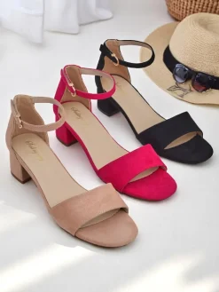 Online Damskie sandały na niskim obcasie SoftHeels Sandały Na Słupku