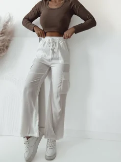 Discount Damskie spodnie typu bojówki Spodnie Cargo