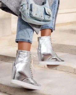 Online Damskie sportowe botki na koturnie Stinsa Botki Bez Ocieplenia|Botki Na Koturnie