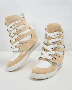 Hot Damskie sportowe botki na koturnie Pamstinsa Botki Bez Ocieplenia|Botki Na Koturnie