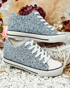 Outlet Damskie trampki na krytym koturnie Finia Trampki