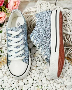 Outlet Damskie trampki na krytym koturnie Finia Trampki