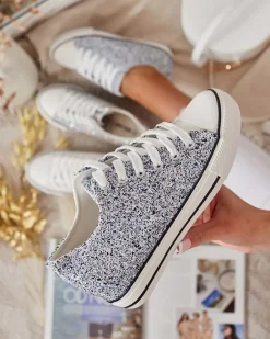 Outlet Damskie trampki na krytym koturnie Finia Trampki