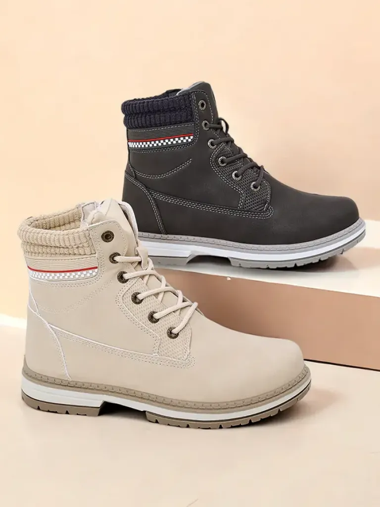 Outlet Damskie trapery Miszuz Trapery|Botki Sznurowane