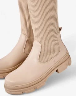 Clearance Damskie wsuwane kozaki za kolano Sonelli Kozaki Na Płaskim Obcasie|Kozaki Bez Ocieplenia