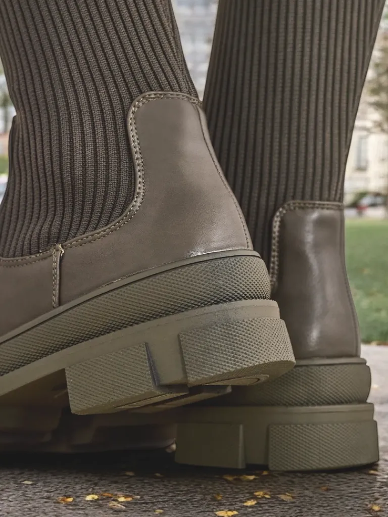 Clearance Damskie wsuwane kozaki Bireno Kozaki Na Płaskim Obcasie|Kozaki Bez Ocieplenia