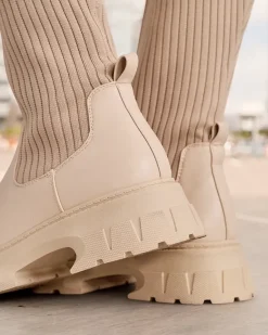 Best Damskie wsuwane kozaki Romie Kozaki Na Płaskim Obcasie|Kozaki Bez Ocieplenia