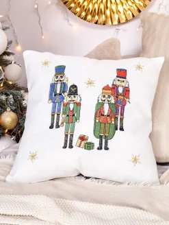 Sale Dekoracyjna świąteczna poszewka na poduszkę Poduszki I Poszewki