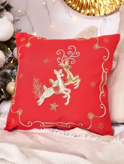 Best Dekoracyjna świąteczna poszewka na poduszkę Poduszki I Poszewki