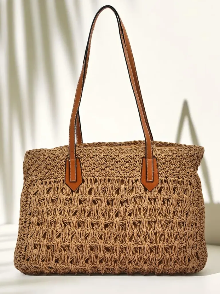 Online Duża słomiana torebka damska Coco Breeze Damskie Wiklinowe I Słomiane