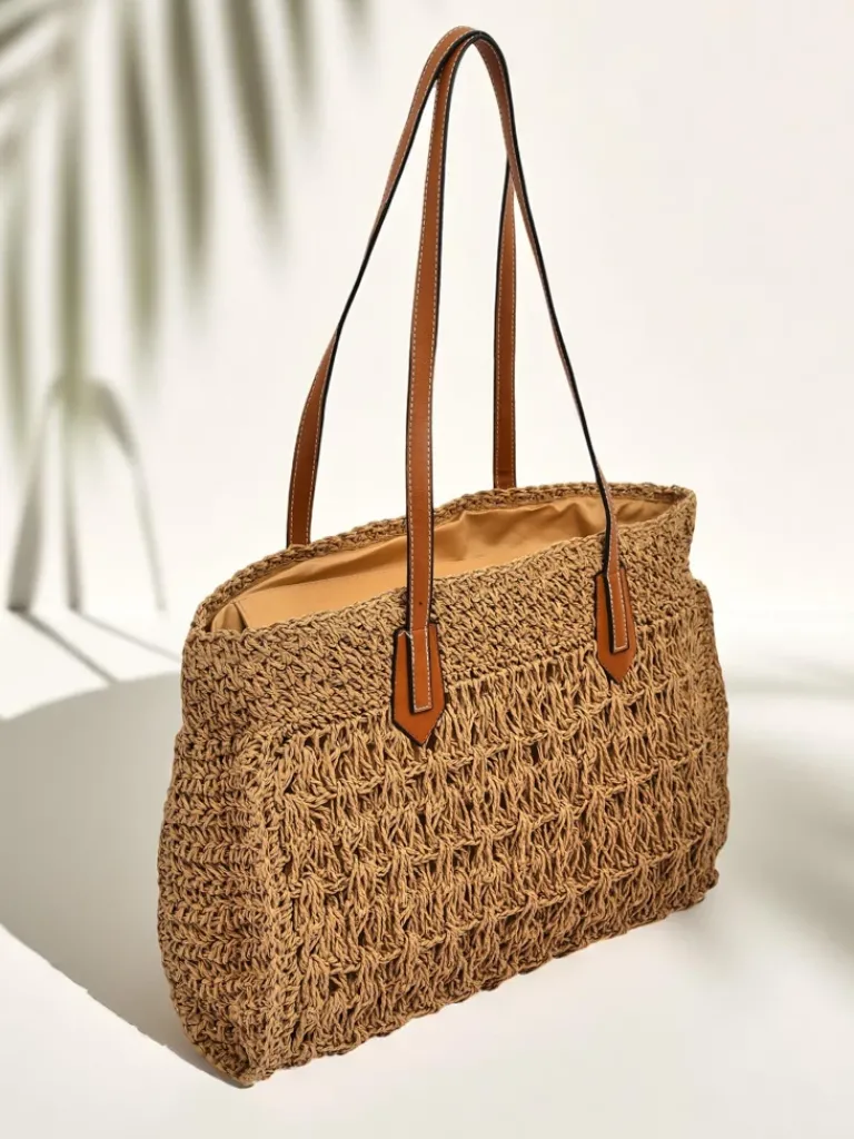 Online Duża słomiana torebka damska Coco Breeze Damskie Wiklinowe I Słomiane