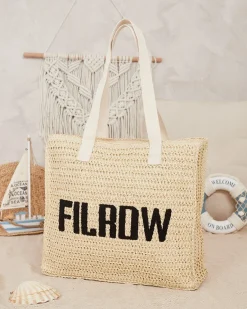 Clearance Duża słomiana torebka damska Damskie Wiklinowe I Słomiane