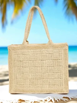 Hot Duża słomiana torebka damska Ariadne Raffia Damskie Wiklinowe I Słomiane