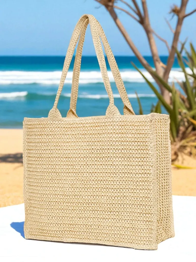 Hot Duża słomiana torebka damska Ariadne Raffia Damskie Wiklinowe I Słomiane