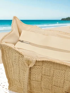 Hot Duża słomiana torebka damska Ariadne Raffia Damskie Wiklinowe I Słomiane