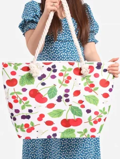 Duża torba materiałowa Damskie Materiałowe