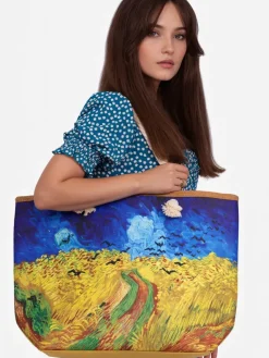 Duża torba materiałowa Damskie Materiałowe