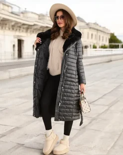 Clearance Długa kurtka damska Kurtki / Marynarki / Płaszcze