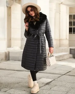 Clearance Długa kurtka damska Kurtki / Marynarki / Płaszcze