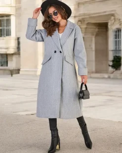 Clearance Długi płaszcz damski Kurtki / Marynarki / Płaszcze