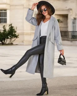 Clearance Długi płaszcz damski Kurtki / Marynarki / Płaszcze