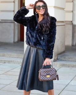 Clearance Dwustronna kurtka damska z futerkiem w kolorze m Kurtki / Marynarki / Płaszcze