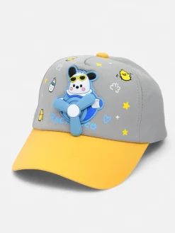Sale Dziecięca czapka z daszkiem i naszywką z latającym misiem Oliver Sky Czapki