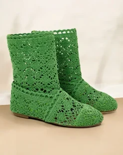 Sale Dziecięce ażurowe botki Tolor Dziewczęce