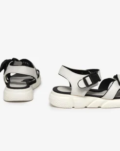 New Dziecięce błyszczące sandały w kolorze m Leepe Dziewczęce