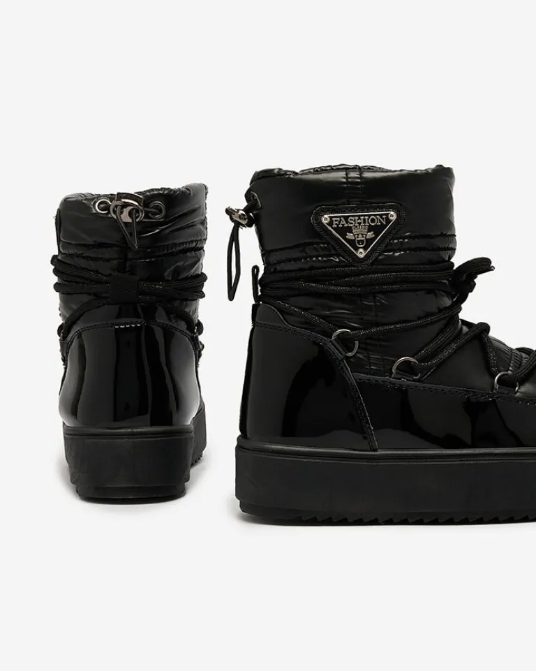 Discount Dziecięce wsuwane buty a'la śniegowce w kolorze m Asifa Dziewczęce