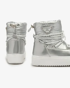 Outlet Dziecięce wsuwane buty a'la śniegowce w kolorze m Asifa Dziewczęce