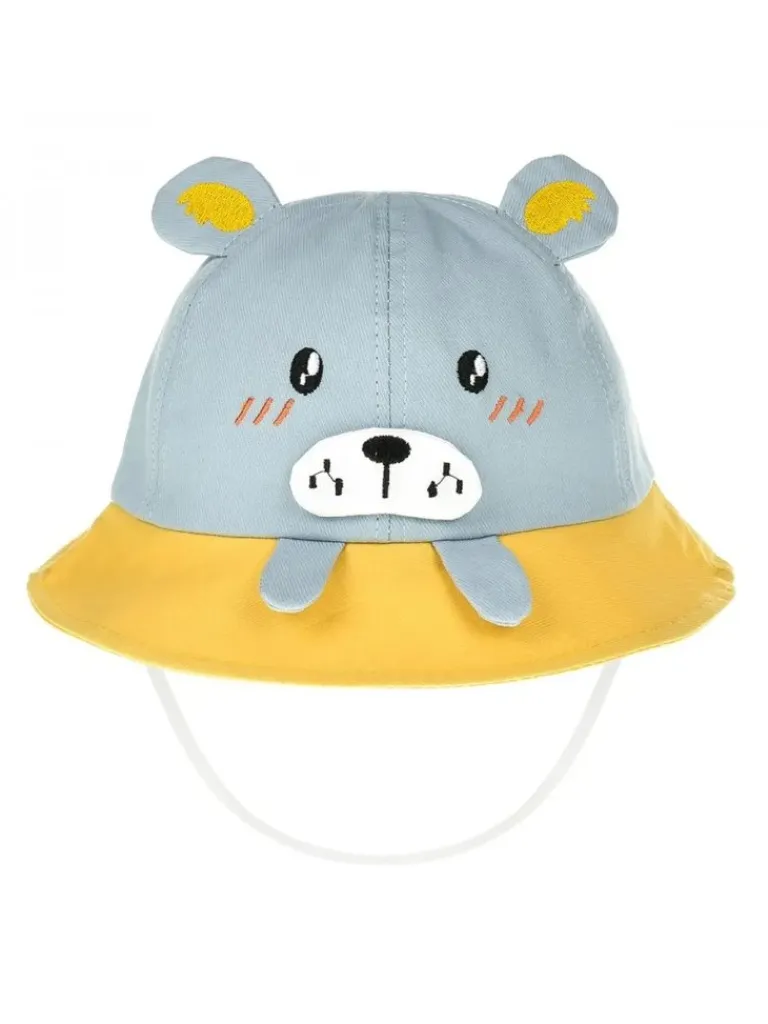 Outlet Dziecięcy Kapelusz typu Bucket "Wesołe Naszywki" Czapki