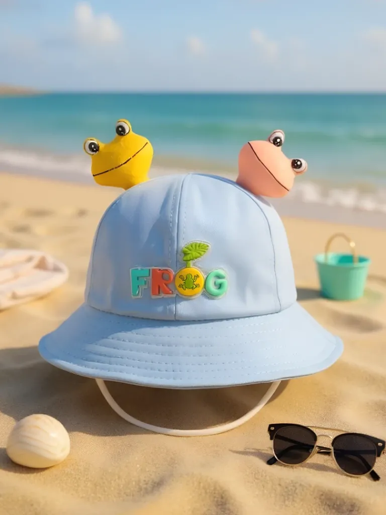 Online Dziecięcy Kapelusz typu Bucket "Wesołe Naszywki" Czapki