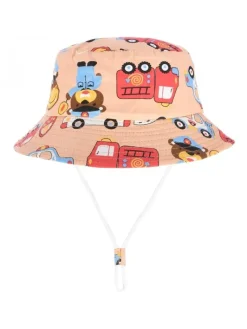 Hot Dziecięcy Kapelusz typu Bucket "Wesołe Naszywki" Czapki