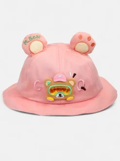Hot Dziecięcy Kapelusz z uszkami Misiowa Radość Czapki