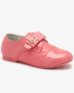 Clearance Dziewczęce pikowane półbuty z eko skóry w kolorze m Werme Dziewczęce