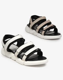 Clearance Dziewczęce sandałki zapinane na rzepy w kolorze m Mumin Dziewczęce