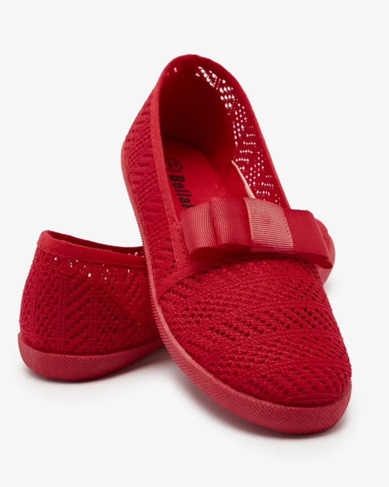 New Dziewczęce tenisówki z kokardką w m kolorze Lolisa Dziewczęce