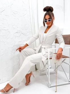 Sale Elegancki damski komplet Damskie Komplety Damskie