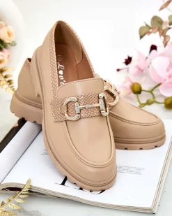 Clearance Eleganckie mokasyny damskie Fix Mokasyny Na Płaskiej Podeszwie